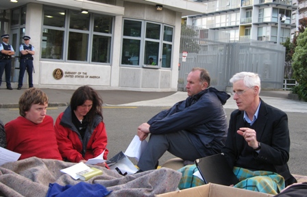 US Embassy bible study, November 2008